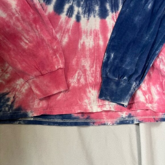 Womens Simply Southern Turtle Pink Blue Tie Dye Shirt Cotton Sz S Collection - Picture 5 of 6